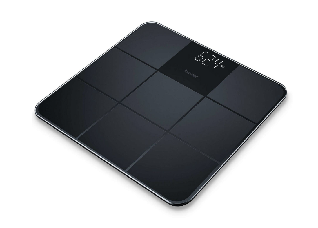 Pèse personne électronique en verre