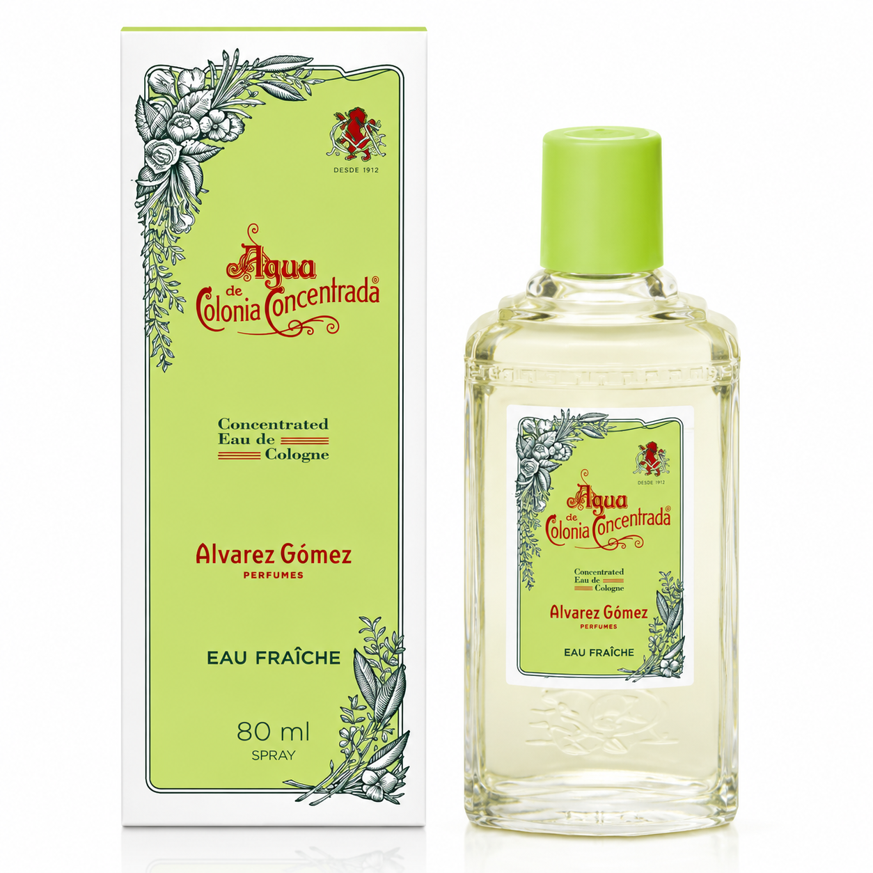 Alvarez Gomez Eau Fraiche Eau de Cologne, 80ml