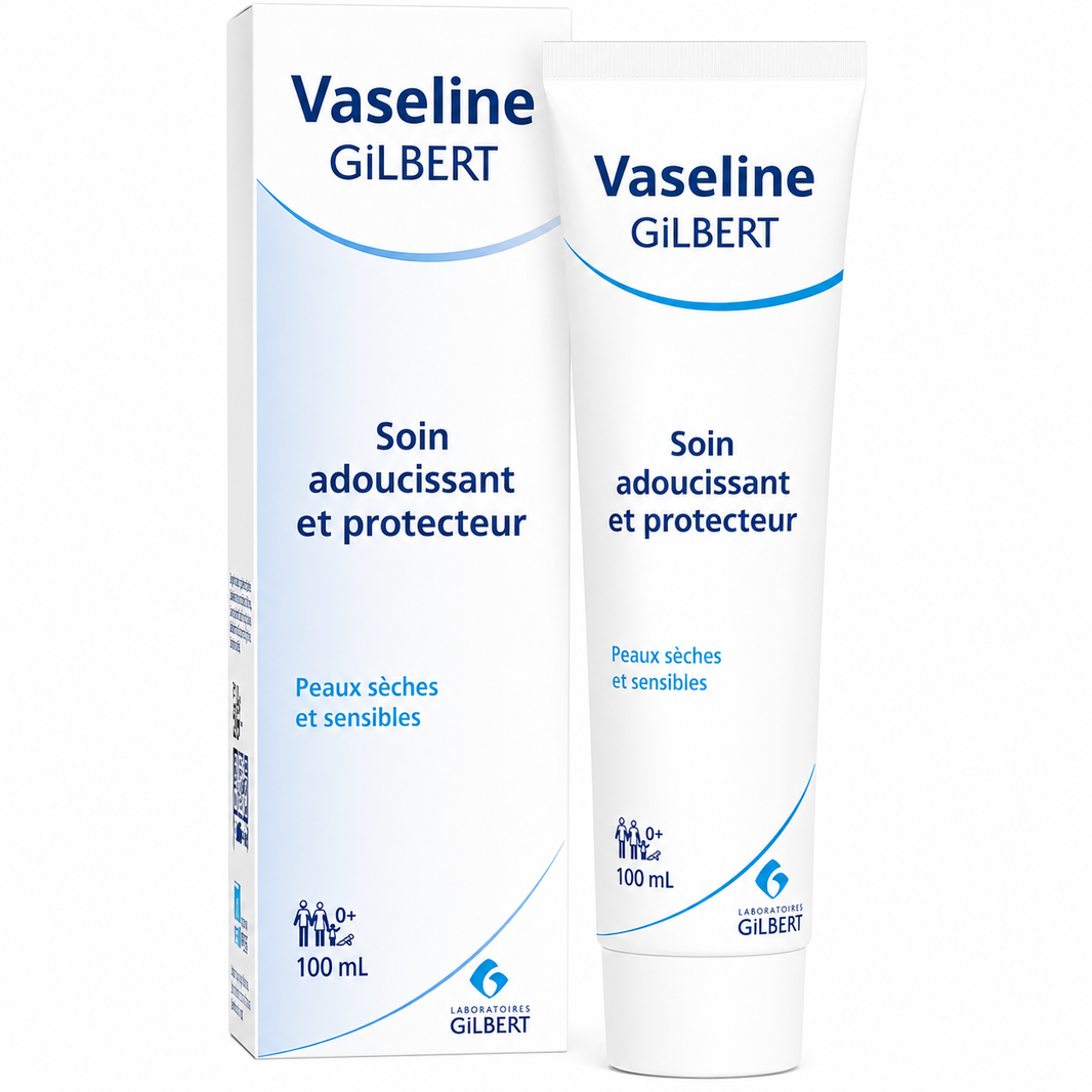 GILBERT VASELINE TUBE 100 ML SOIN ADOUCISSANT ET PROTECTEUR