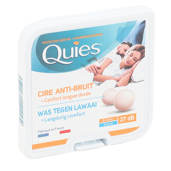 Quies Protection Auditive Cire Naturelle 8 Paires