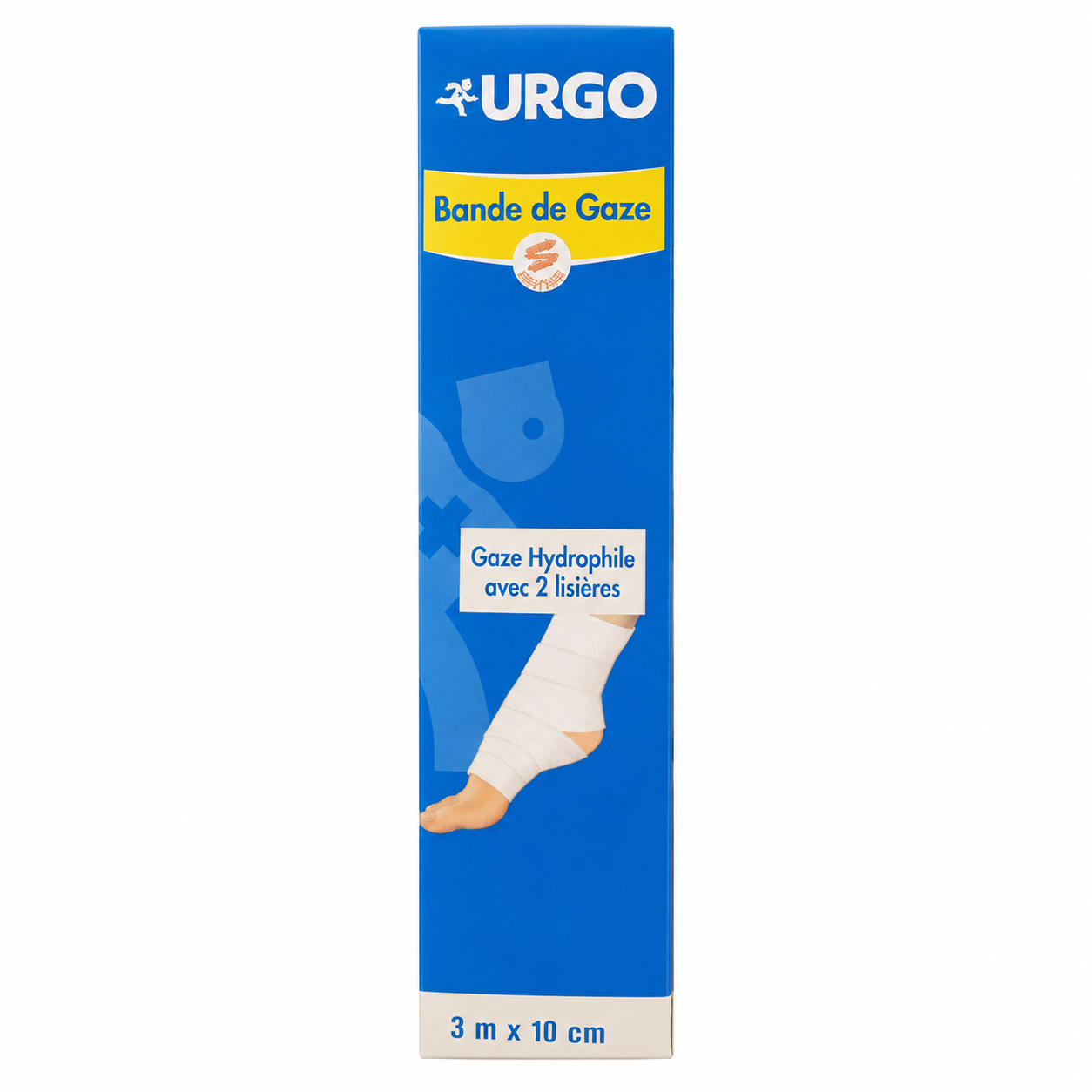 URGO BANDE DE GAZE 3M X 10CM