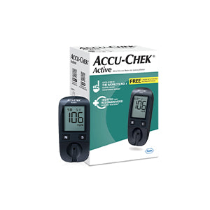 ACCU CHEK ACTIVE KIT LECTEUR DE GLYCEMIE + 10 BANDELETTES