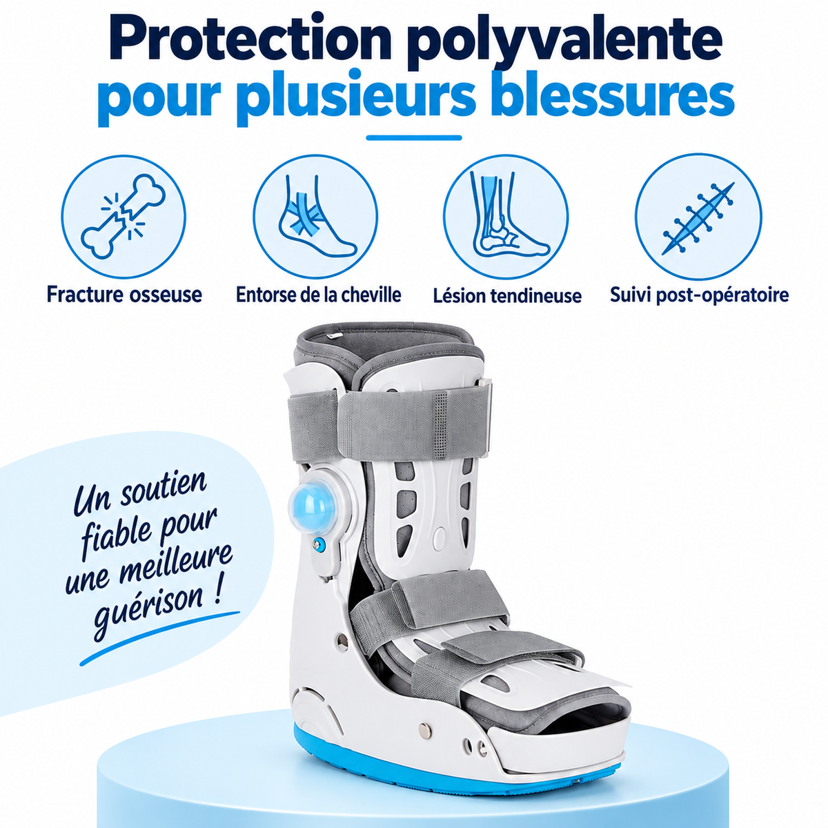 Botte de Marche Orthopédique Pneumatique | MAMEDICA Maroc