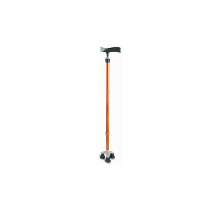 CANNE 3ème AGE REGLABLE EN HAUTEUR A TROIS PIEDS