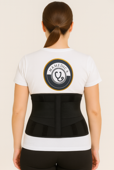 Ceinture lombaire de travail doublement armée