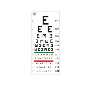 ECHELLE D’ACUITE VISUELLE LETREE