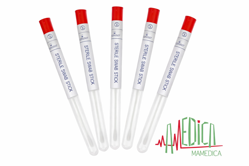 Écouvillon coton stérile à usage unique conditionement 100 unite