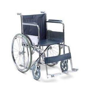 FAUTEUIL ROULANT BASIQUE ADULTE EN ACIER