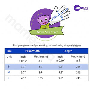 Gants d’examen médicaux jetables en nitrile– Sans poudre, boîte de 100