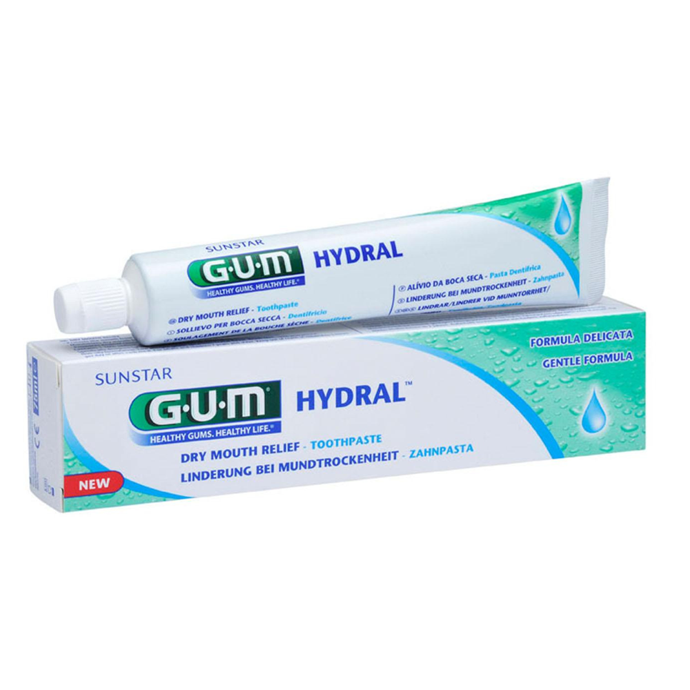GUM Hydral Dentifrice Bouche Sèche 75ml