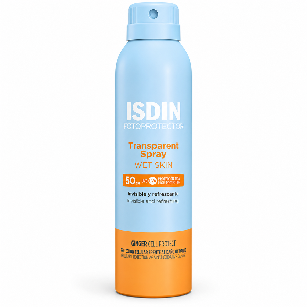 Fotoprotector ISDIN Transparent Spray Wet Skin SPF 50