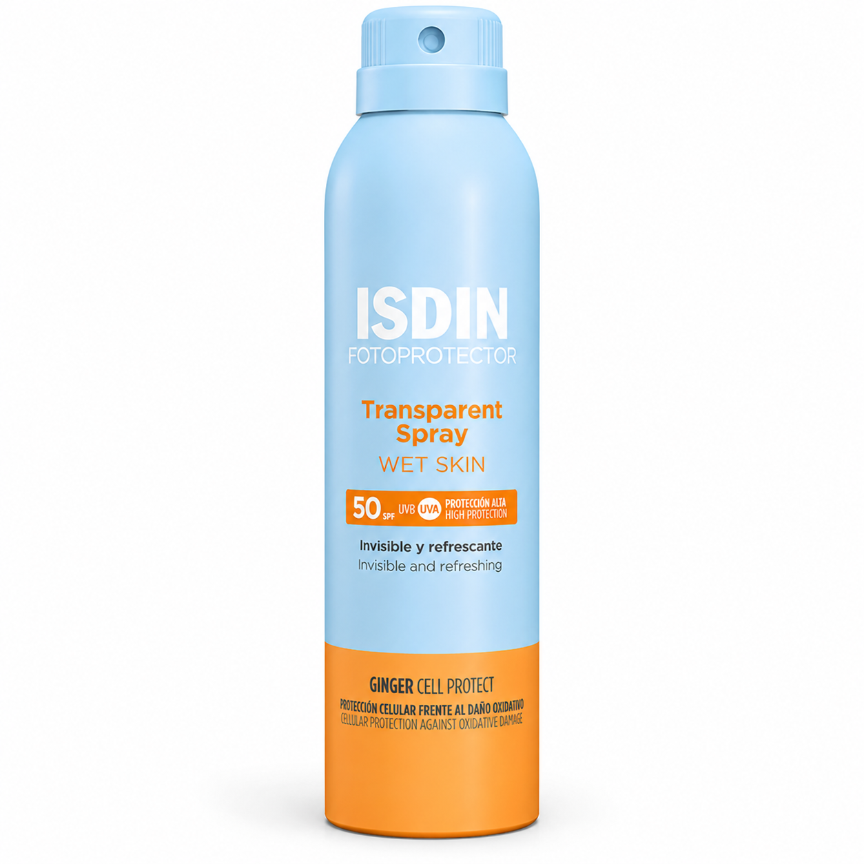 Fotoprotector ISDIN Transparent Spray Wet Skin SPF 50