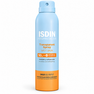 Fotoprotector ISDIN Transparent Spray Wet Skin SPF 50