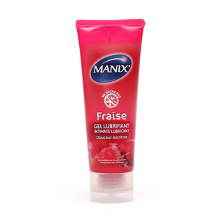 Manix Gel Lubrifiant Intime Fraise 80ml
