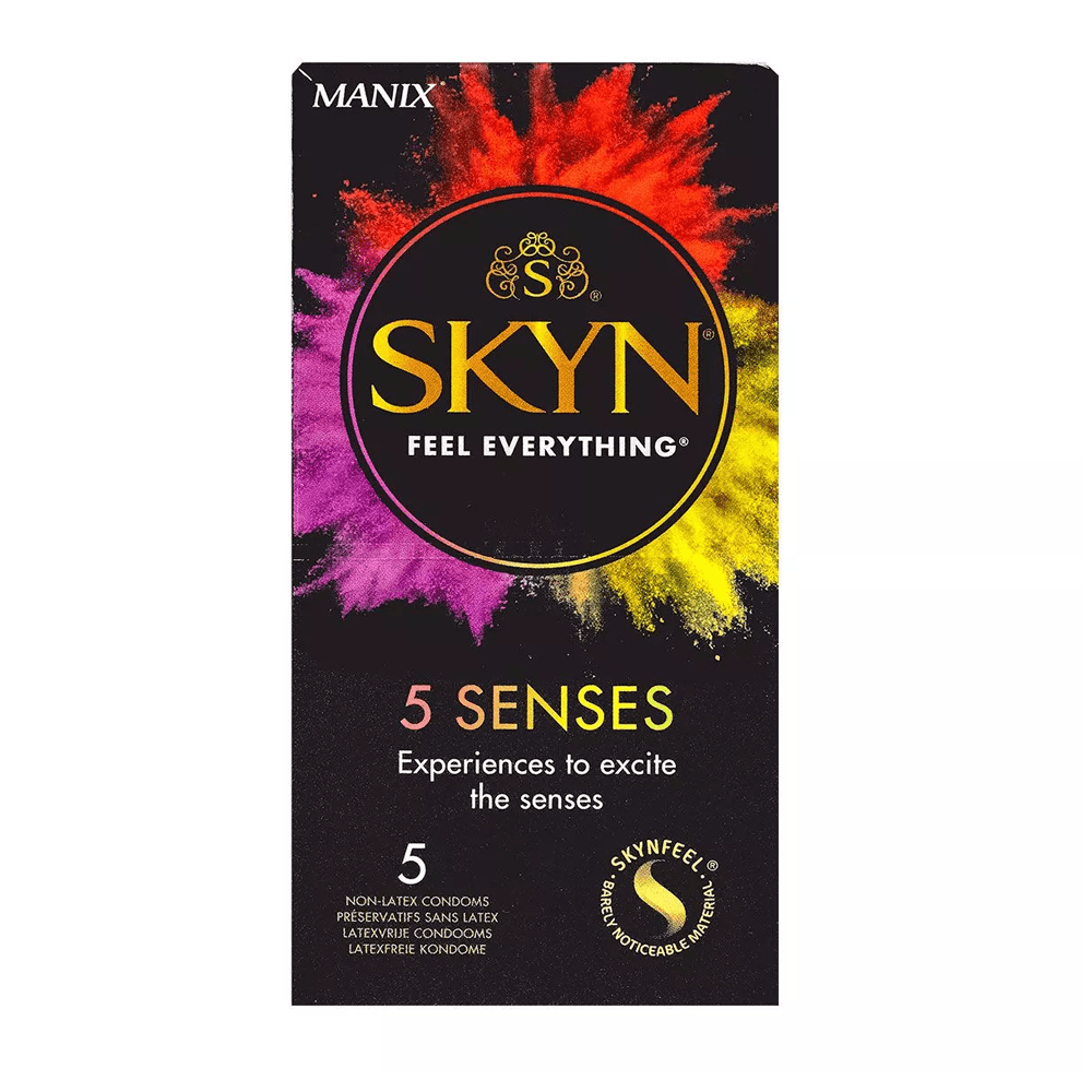 Preservatifs sans latex 5 Senses Manix Skyn 5 unites
