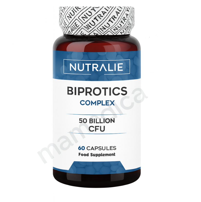 Nutralie Biprotics Complex probiotiques, 60 gélules – Mamedica