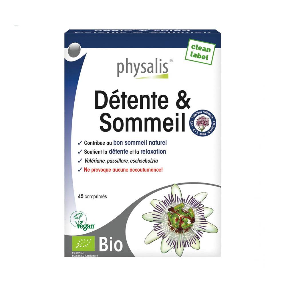 Physalis Detente Et Sommeil 45 comprimes