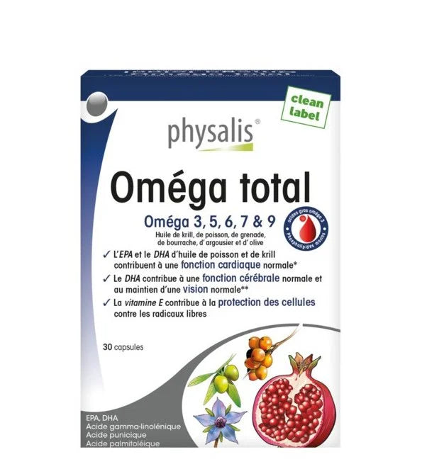 PHYSALIS OMEGA TOTAL 30 CAPSULES