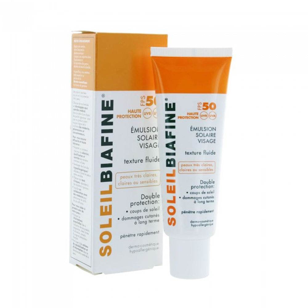 Soleil Biafine Emulsion Solaire Visage SPF50 50ml