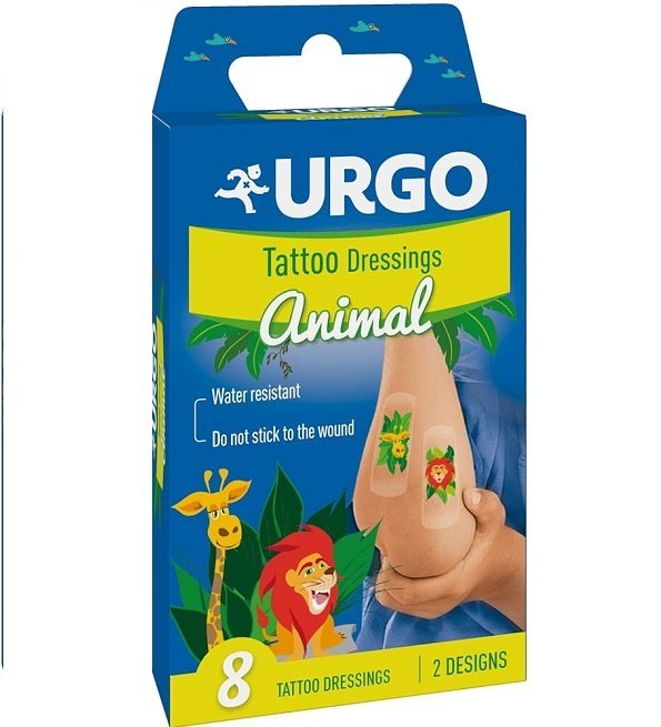 Urgo Tattoo Dressings Animal Boite de 8