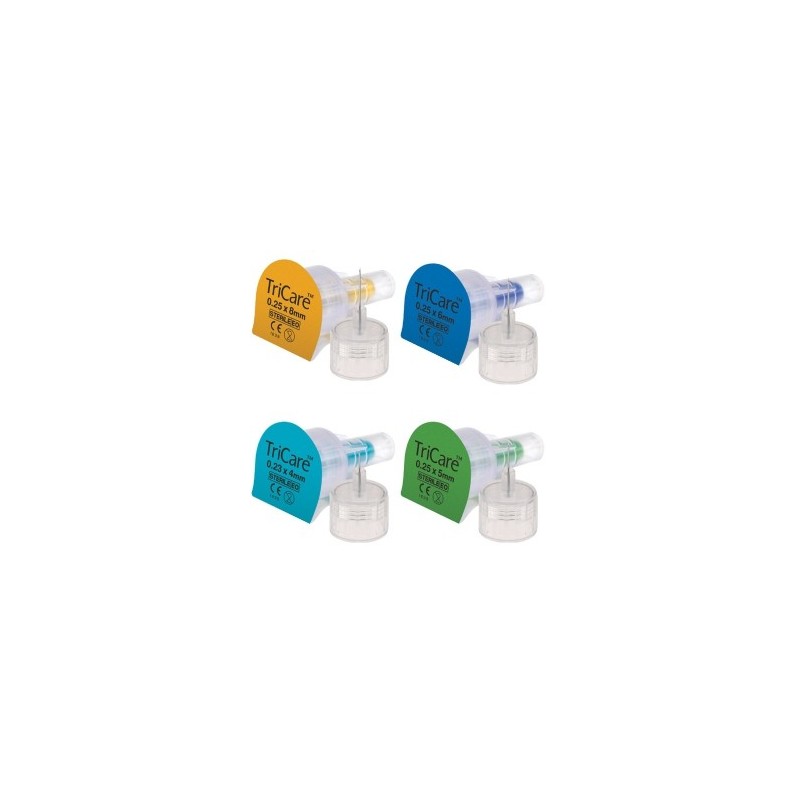 Aiguilles 32G pour stylo à insuline 4 mm, 6 mm et 8 mm, boîte de 100