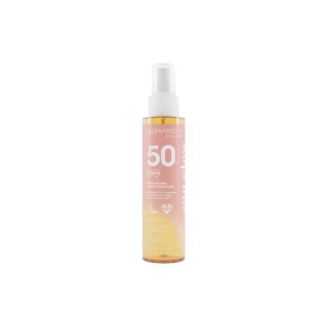 Alphanova Sun Glow Huile Solaire SPF50 125ml