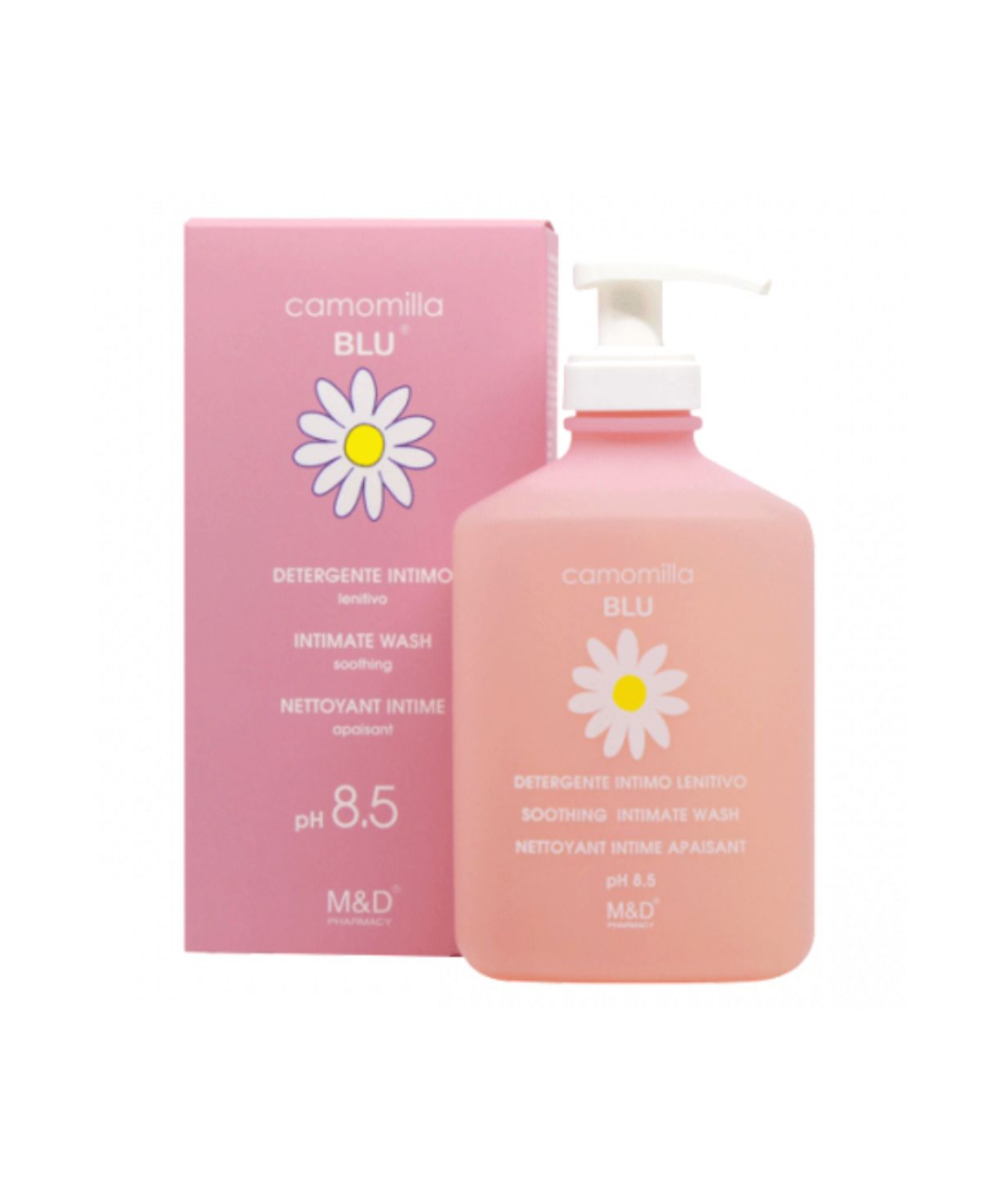 Camomilla Blu Intimorosa nettoyant intime apaisant pH 8,5 flacon pompe 300 ml