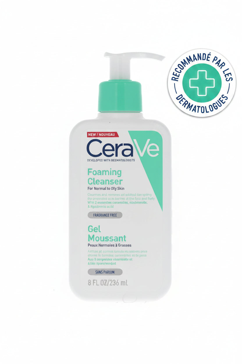 CeraVe Gel Moussant Peaux Normales à Grasses 236ml