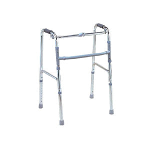 Déambulateur articulé pliable en aluminium réglable en hauteur