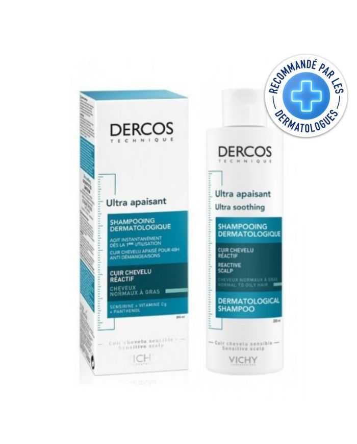 Vichy Dercos Ultra Apaisant Cheveux Normaux à Gras 200ml