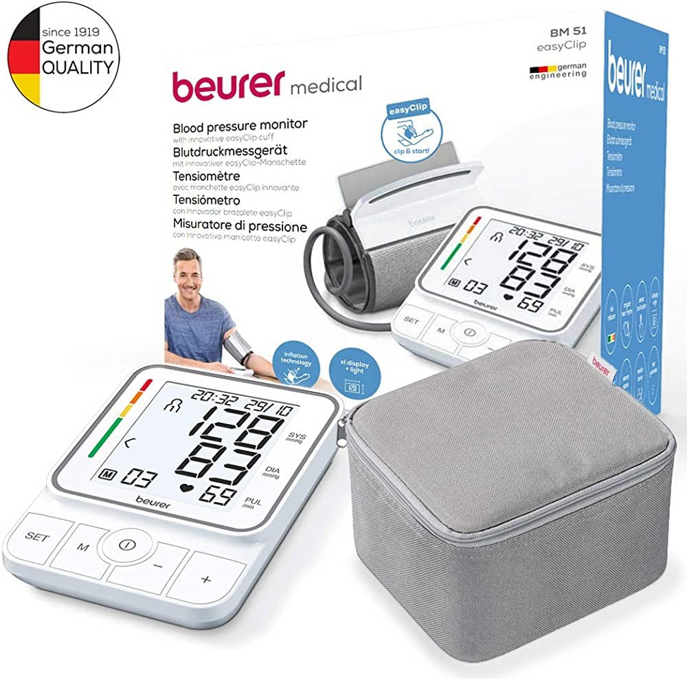 Tensiomètre électronique brassard EasyClip Beurer