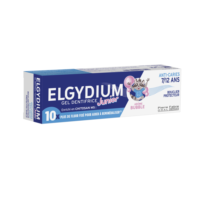 Elgydium Junior Bubble dentifrice enfant 7 à 12 ans 50 ml