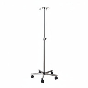 Fazzini Pied à sérum inox 02.694.61A – 4 crochets