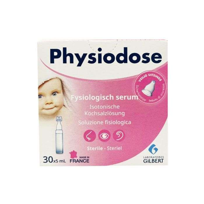 Gilbert Physiodose sérum physiologique 30 unidoses de 5 ml