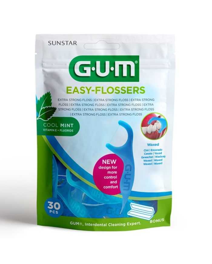Gum Easy Flossers Menthole Ciré 20
