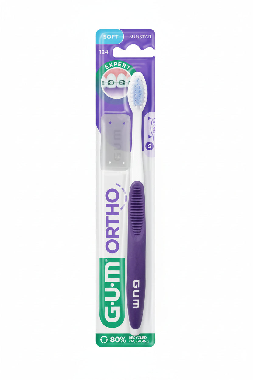 GUM ORTHO BROSSE A DENTS ORTHODONTIQUE (REF 124)