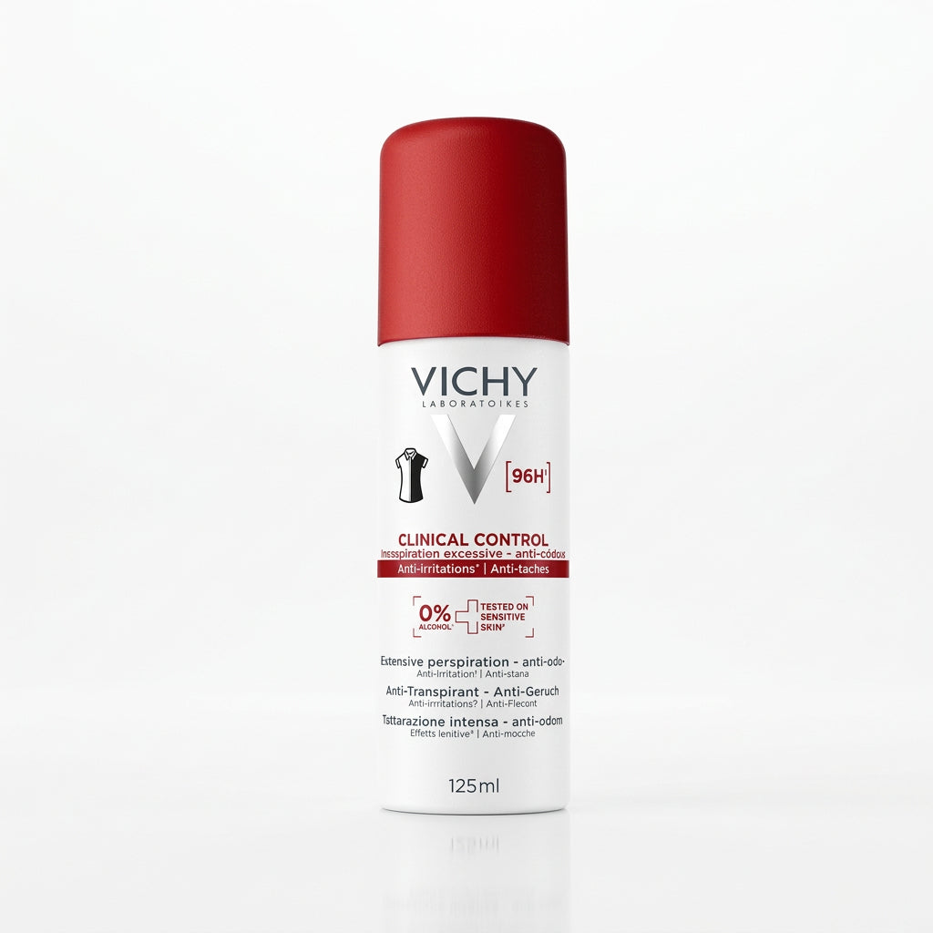 VICHY DEODORANT AEROSOL CLINICAL CONTROL FEMME SPRAY 96H 125ML