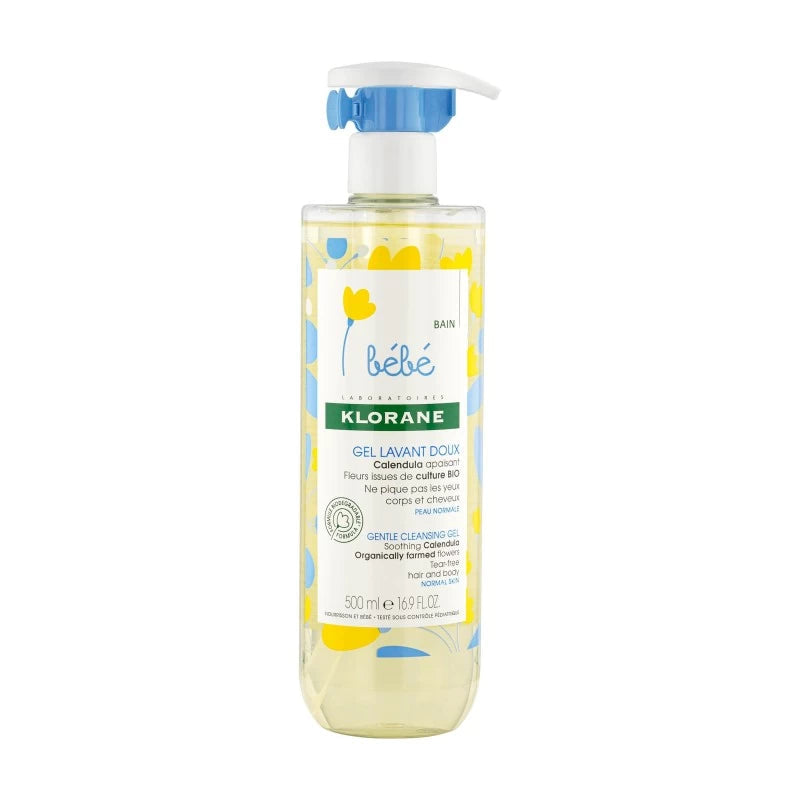 Klorane Bébé Gel Lavant Doux Calendula 500ml