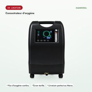 Location concentrateur d'oxygène à Rabat – Mamedica, livraison partout au Maroc