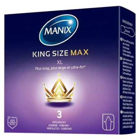 Manix King Size MAX - 3 Unités