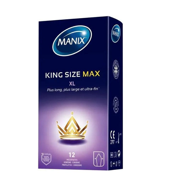 Manix King Size Max Preservatifs 12 Pieces