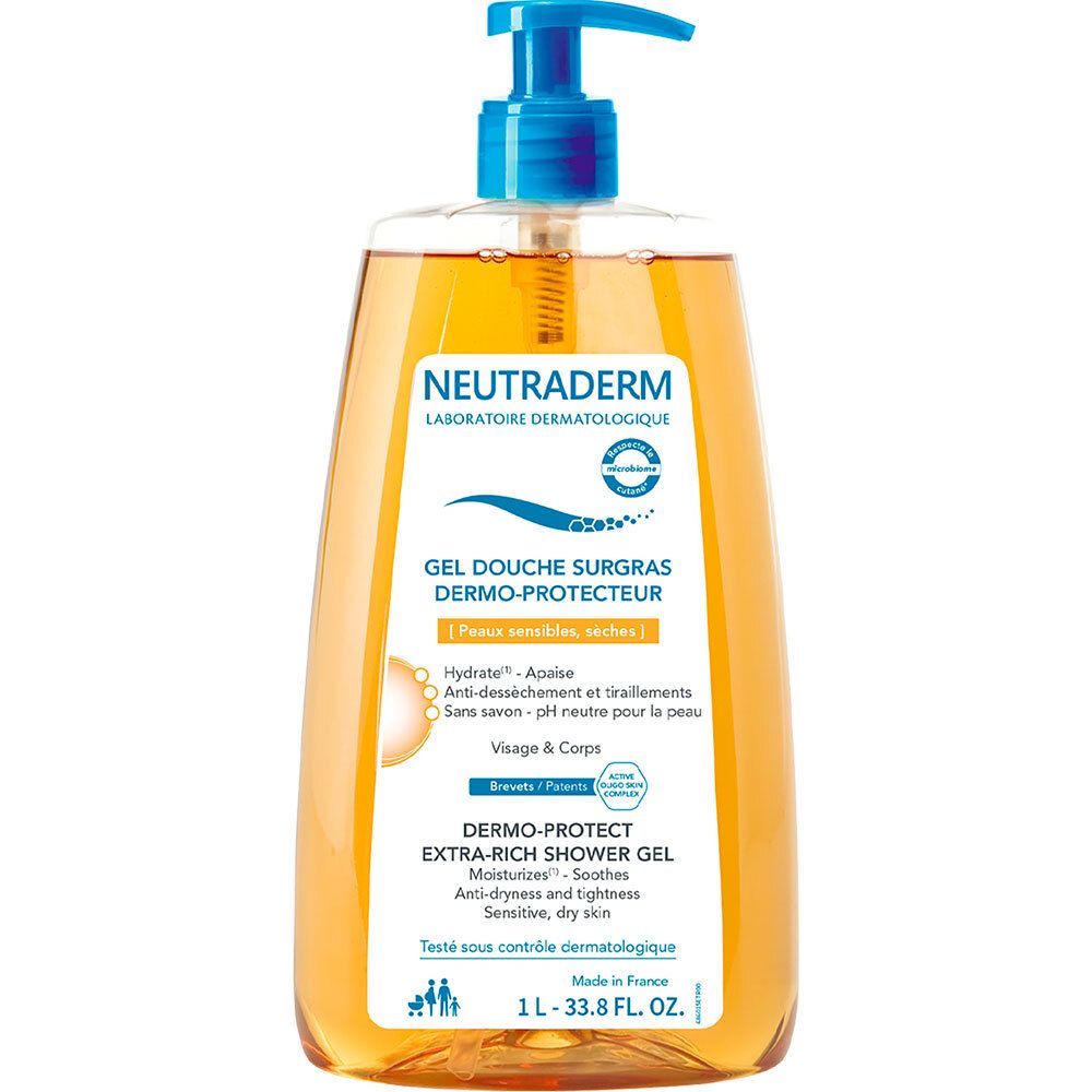 Neutraderm Gel Douche Surgras Dermo-Protecteur flacon-pompe 1 L