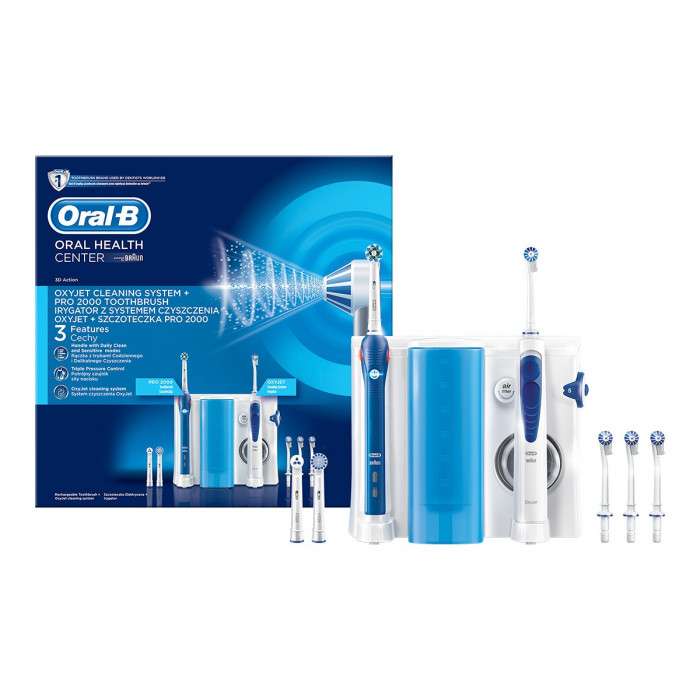 Oral-B Pro 2000 et hydropulseur OxyJet combiné dentaire