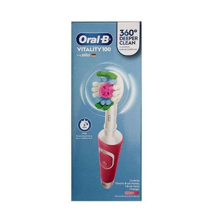 Oral-B Vitality 100 3D White brosse à dents électrique rose