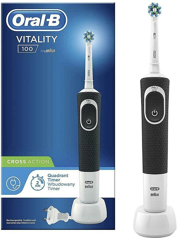 Oral-B Vitality 150 CrossAction D100.424.1 brosse à dents électrique noire