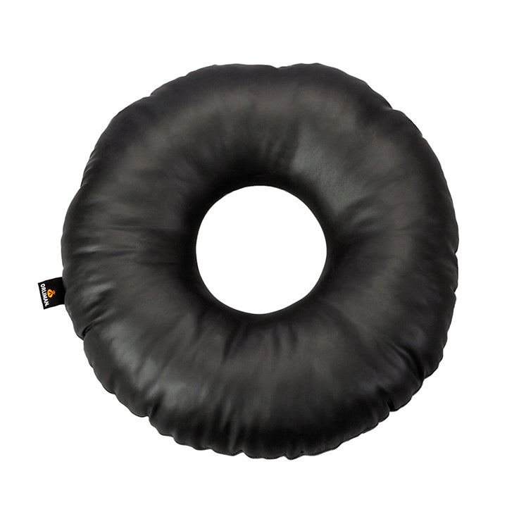 Coussin rond anti-escarres noir Orliman Sitlive OSL1108 avec ouverture centrale