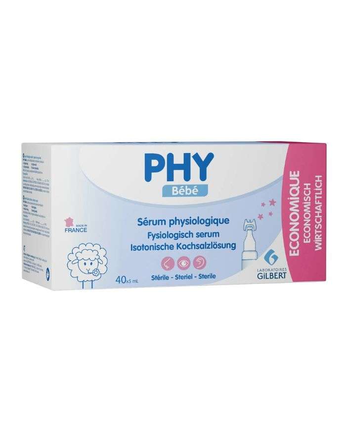 Phy Bébé Sérum Physiologique 40x5ml