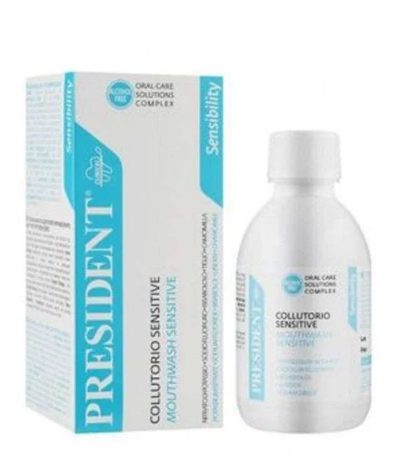 President Sensitive bain de bouche sans alcool 200 ml
