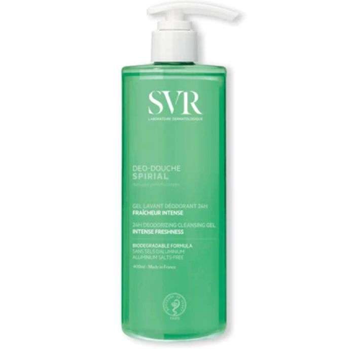 SVR Spirial Déo-Douche Gel Lavant Déodorant 24H 400ml