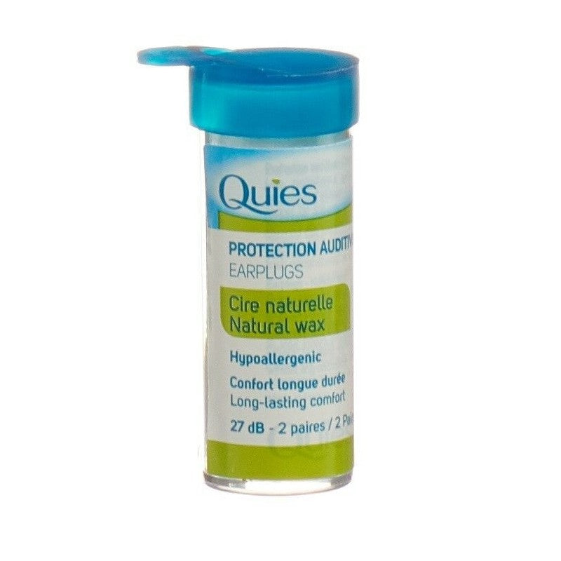 Quies Protection Auditive Cire Naturelle 2 paires
